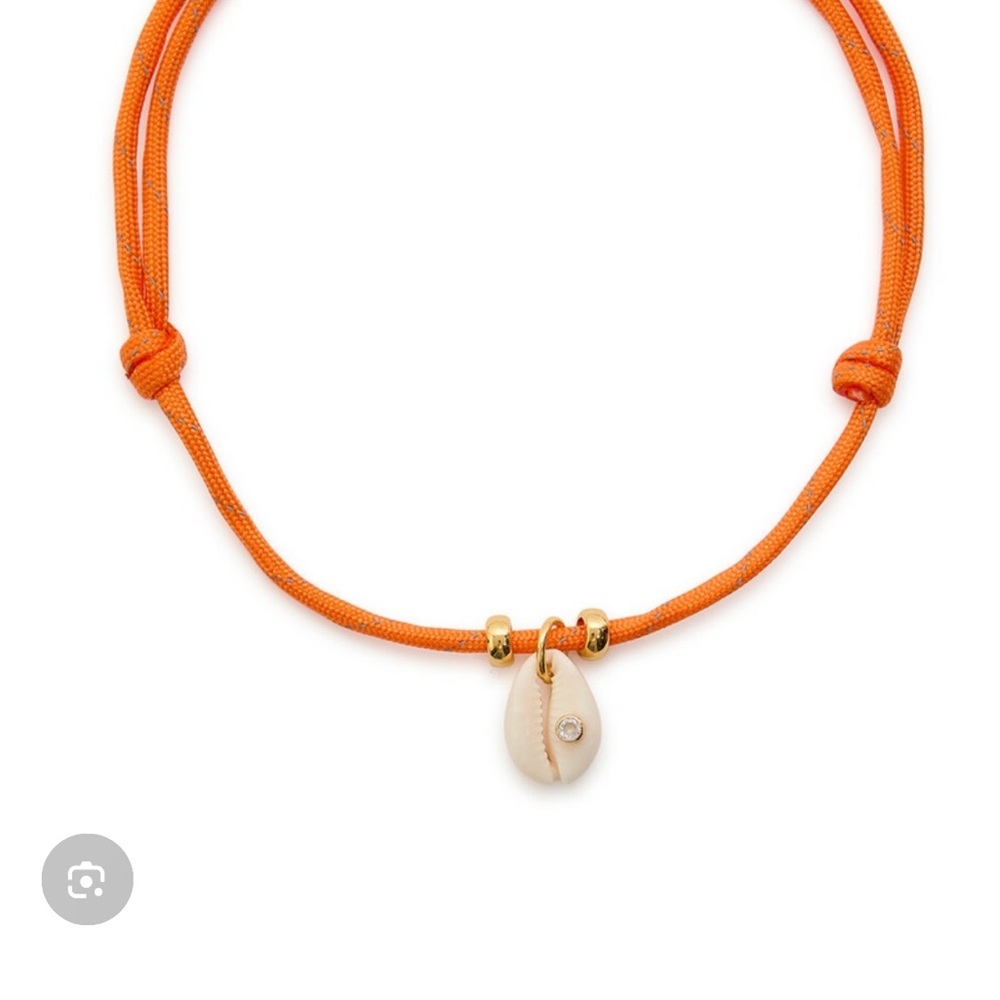 Eliou Cabo Shell Cord Necklace -
Orange